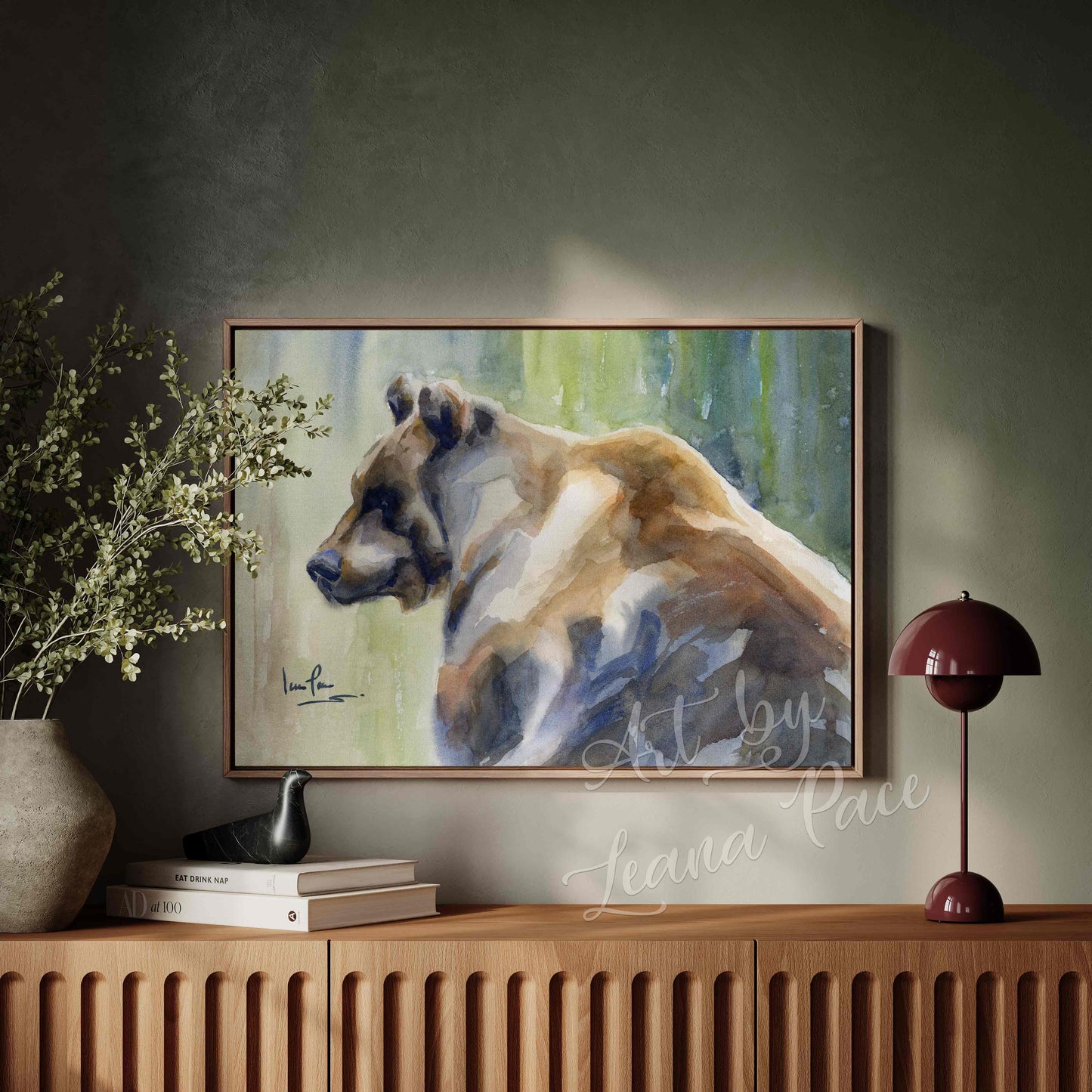 Into the Wild - original watercolor print