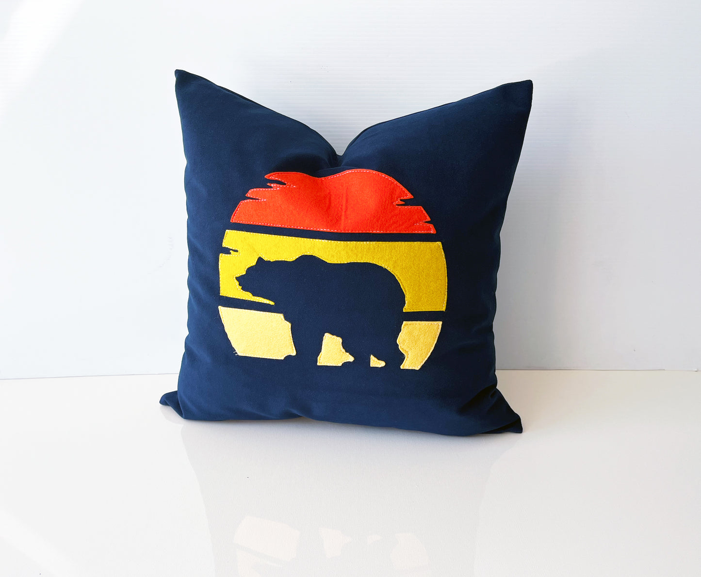 Rustic Wilderness Decorative Pillow Cover - Bear