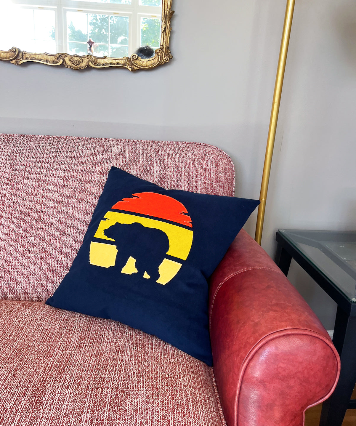 Rustic Wilderness Decorative Pillow Cover - Bear