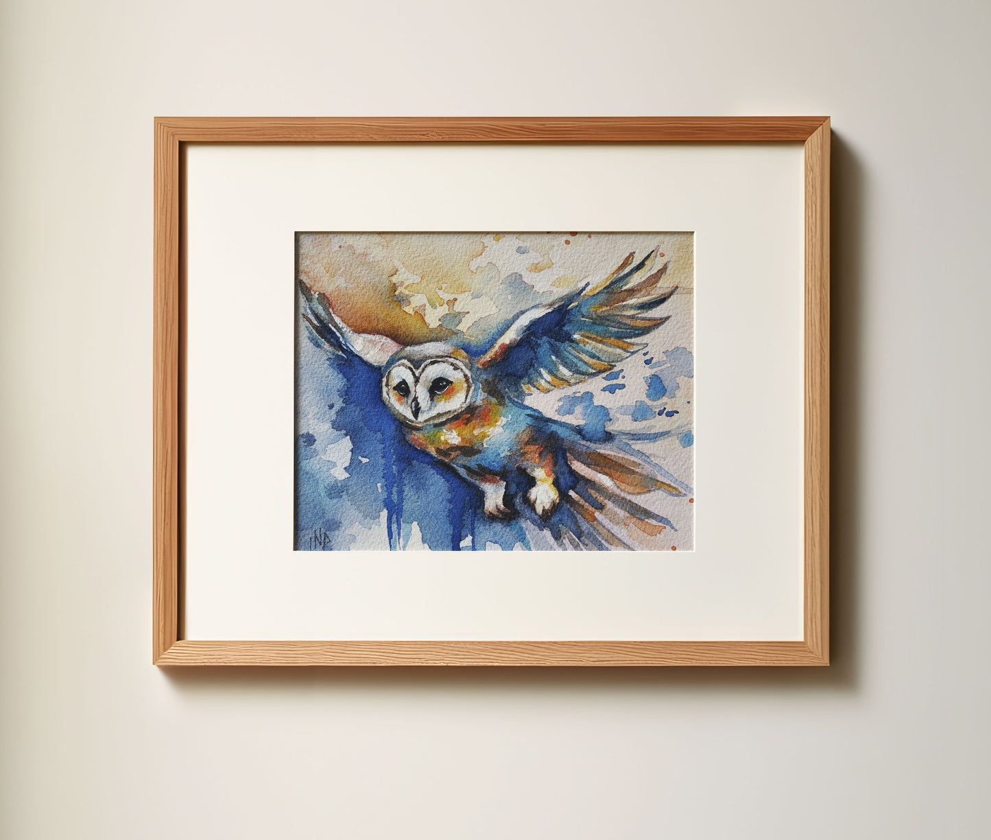 "Night Watch" - Original Watercolor Painting