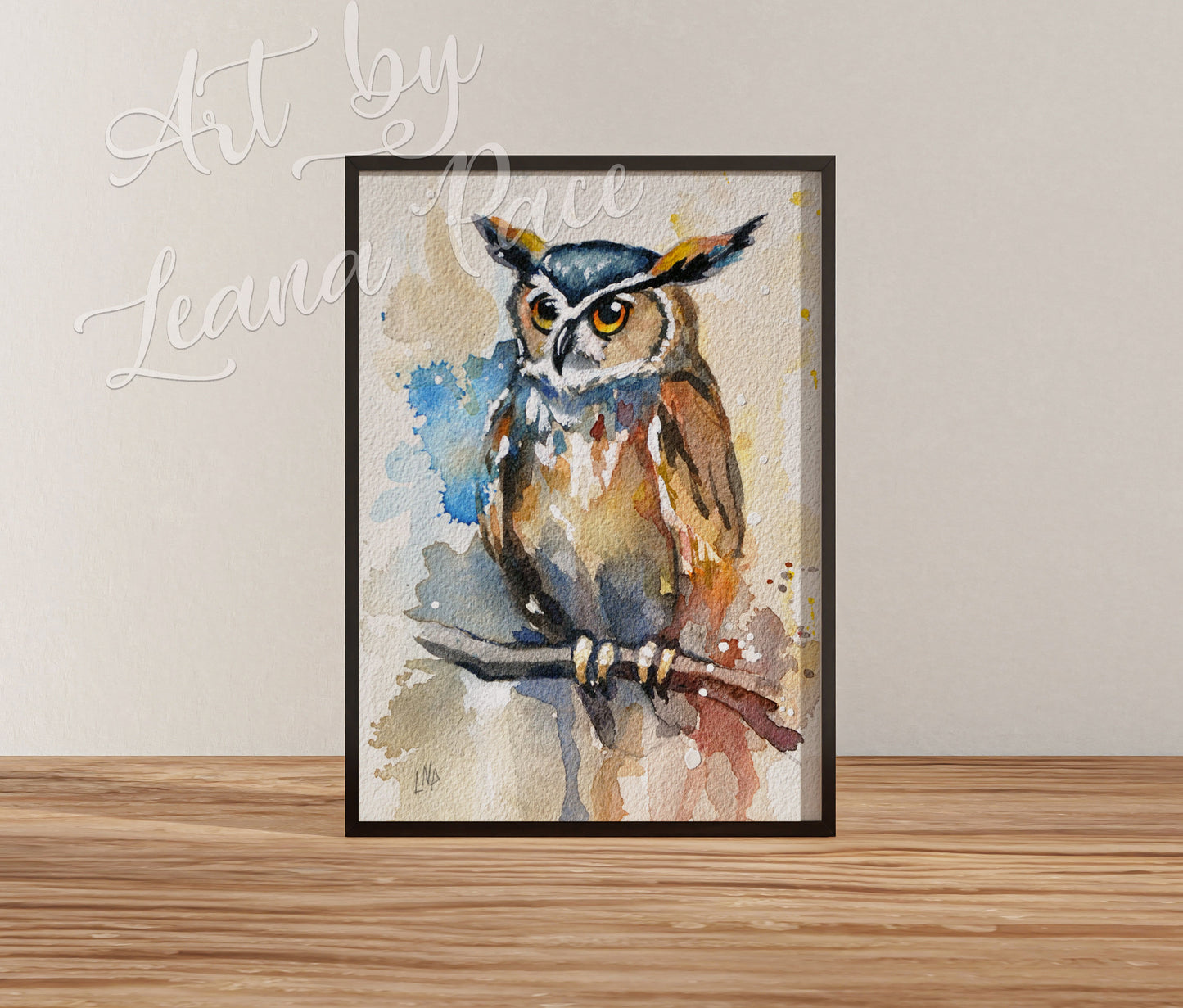 "Keeper of the Night" - Original Watercolor Painting