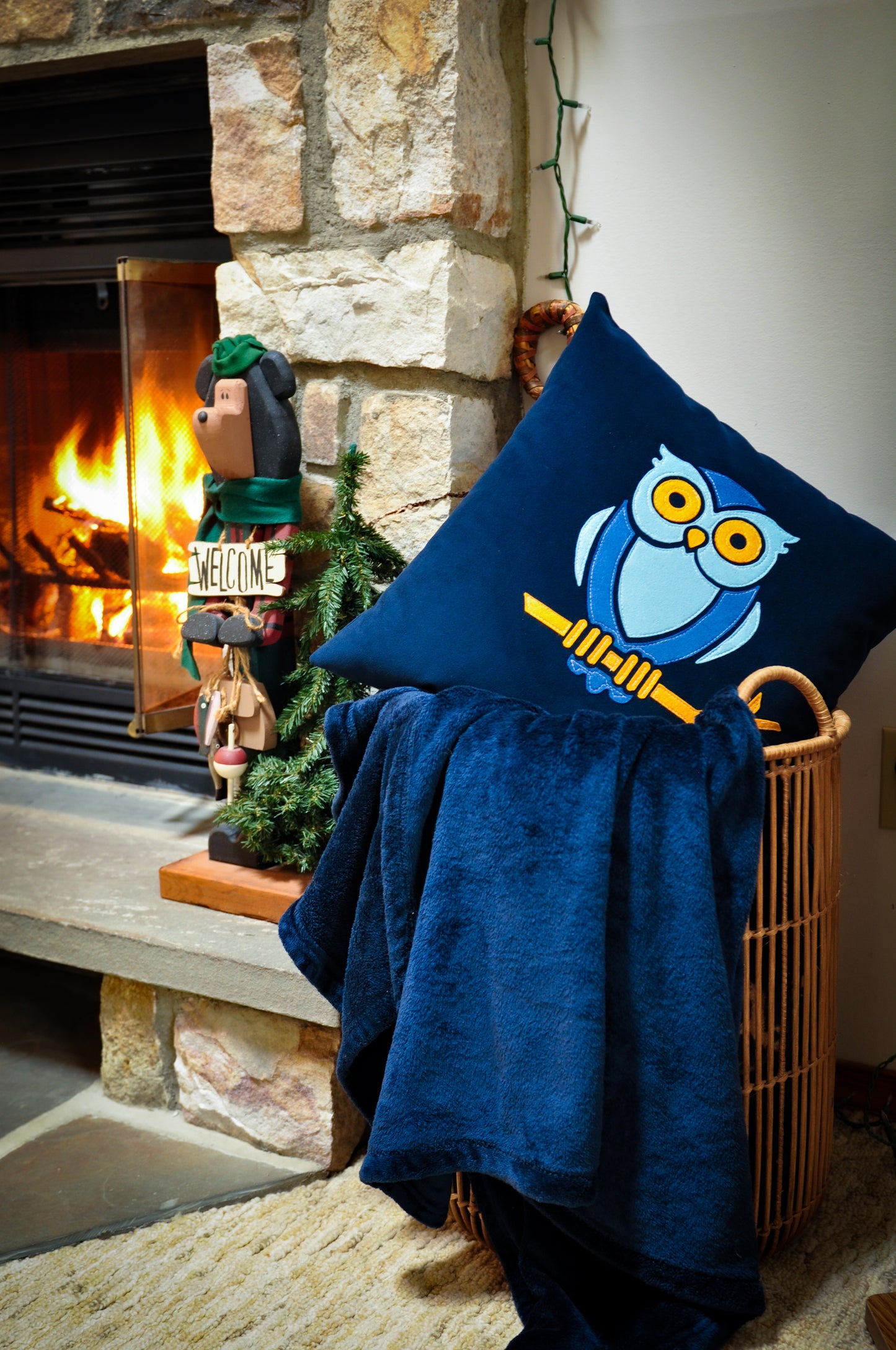 Wise Owl Decorative Pillow Cover