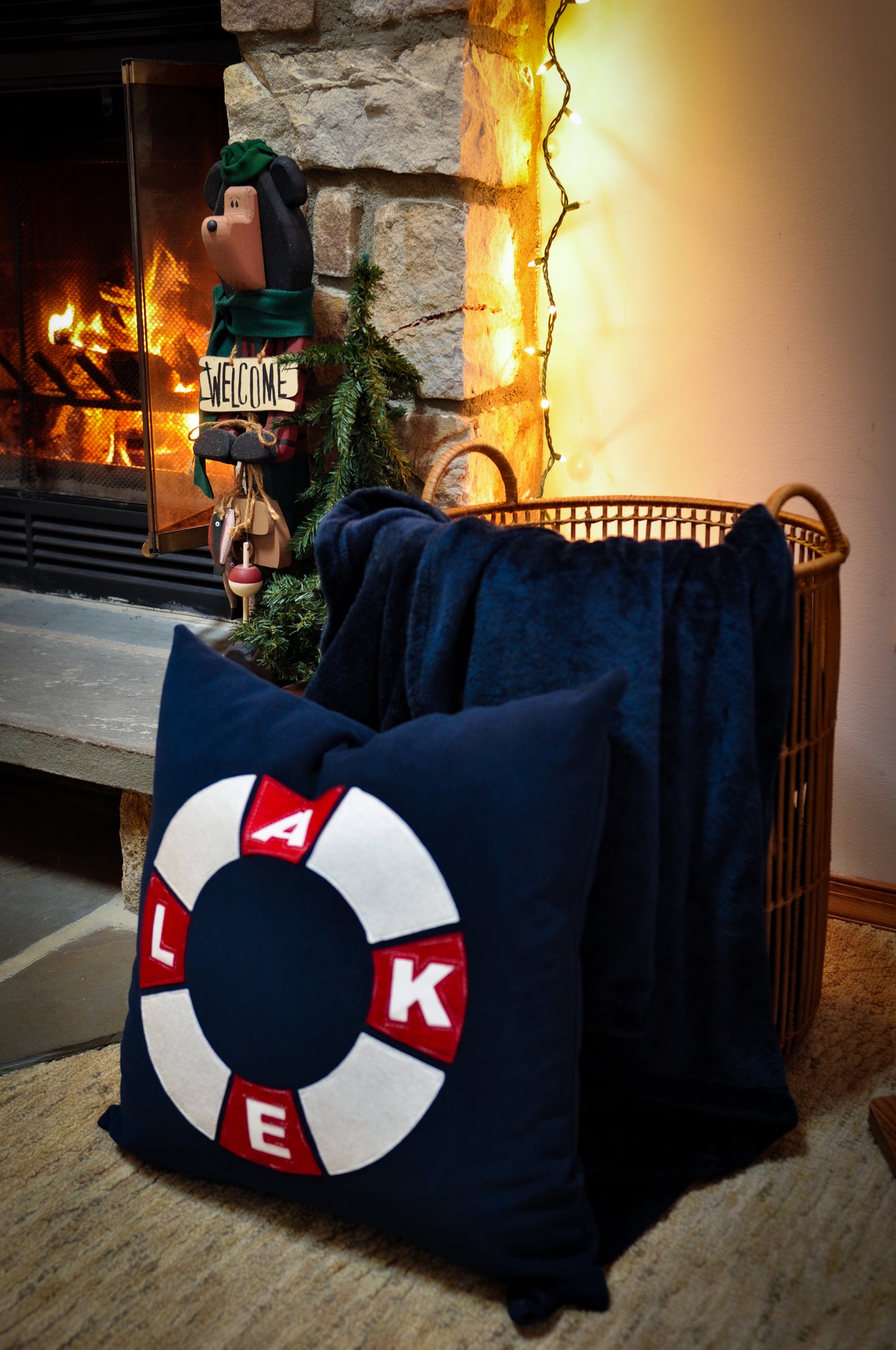 Lake Pillow Cover