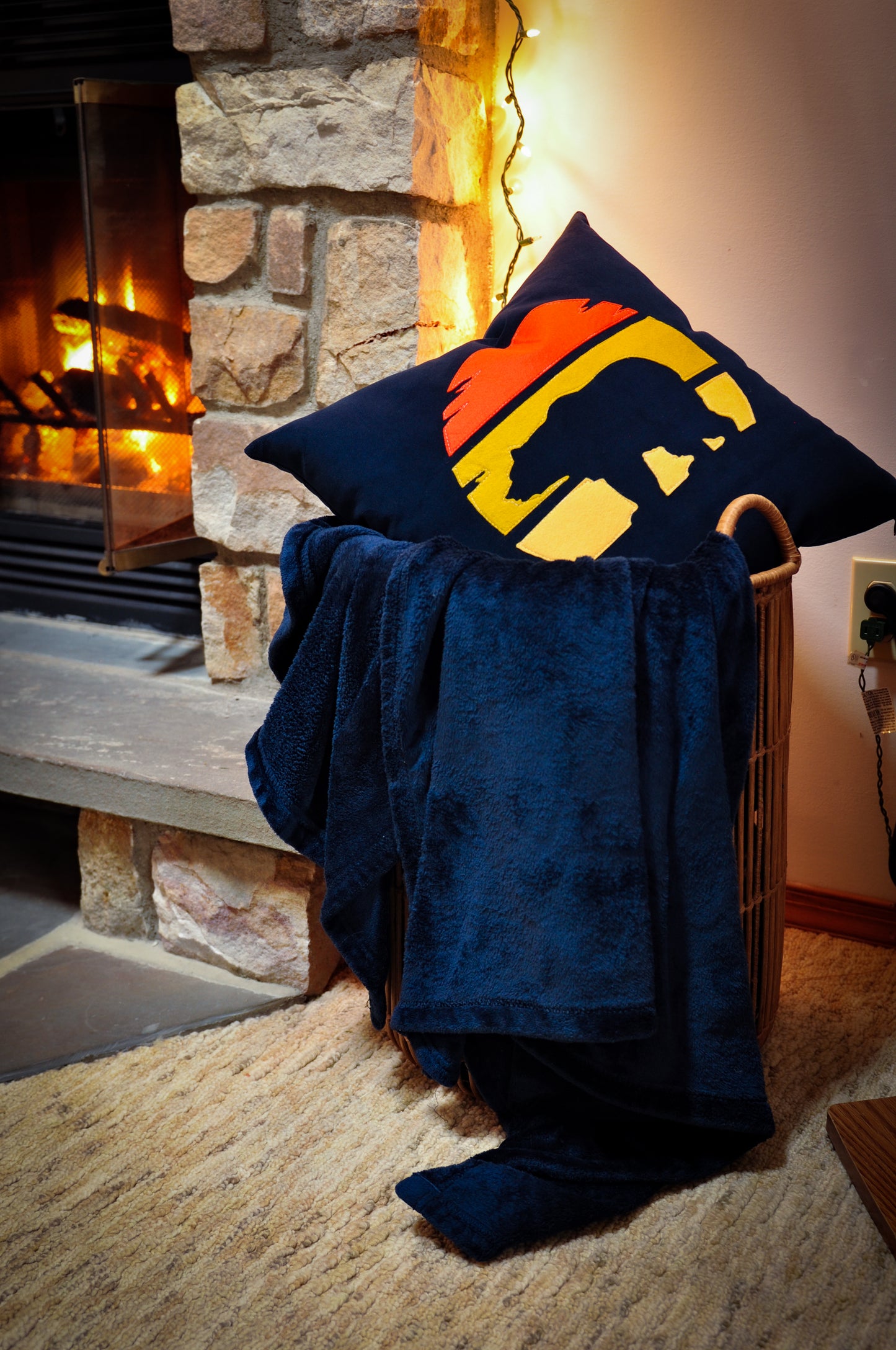 Rustic Wilderness Decorative Pillow Cover - Bear