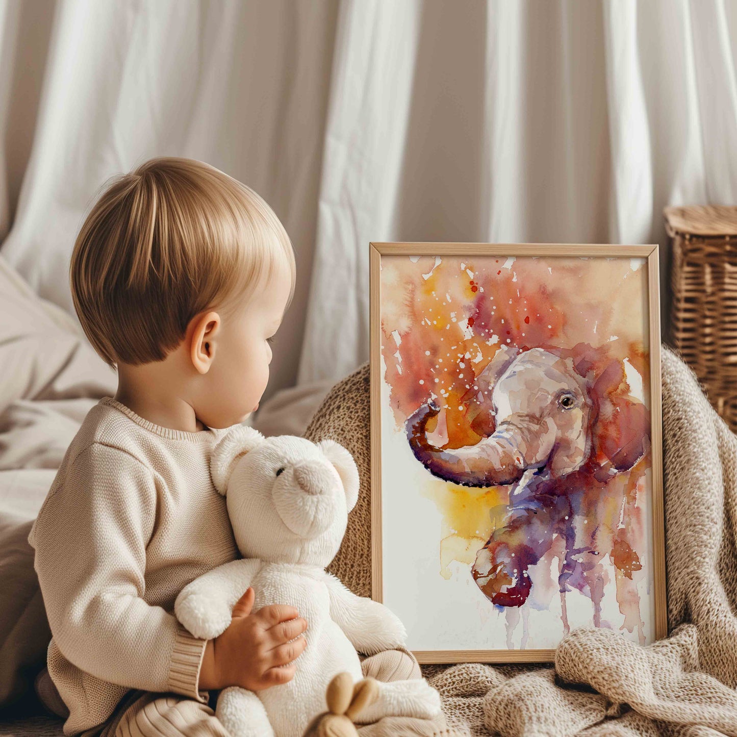 The Splash - Original Watercolor Print