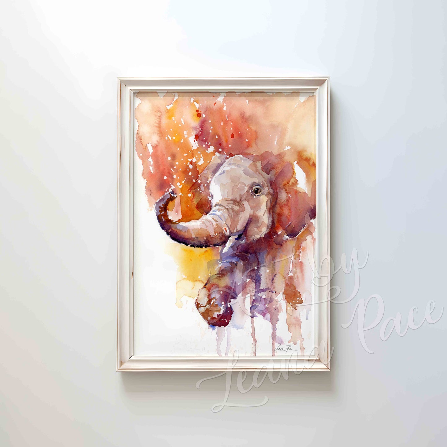 The Splash - Original Watercolor Print