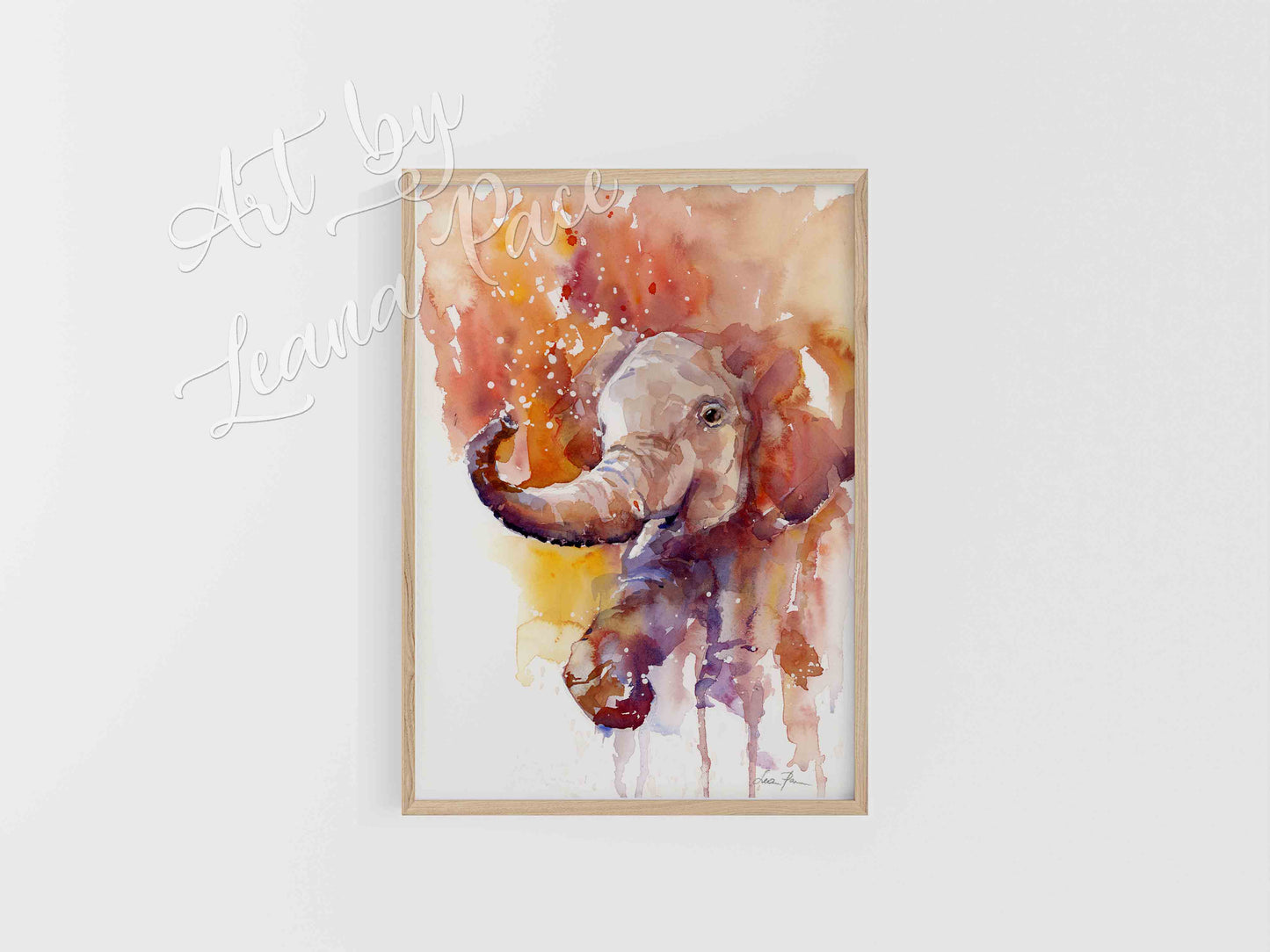 The Splash - Original Watercolor Print
