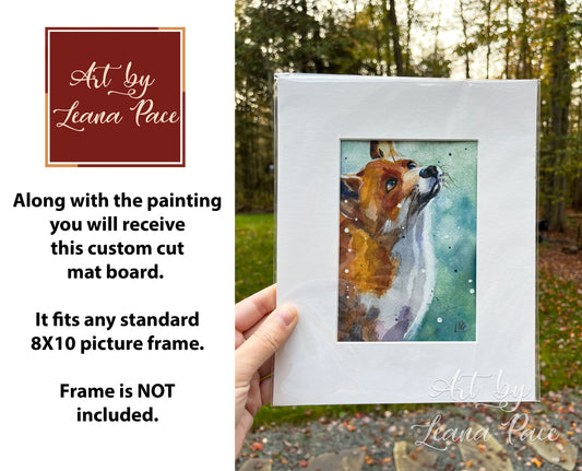 "Winter Is In the Air" - Original Watercolor Painting