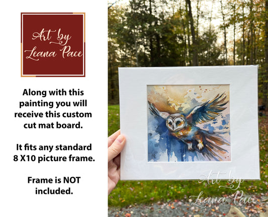 "Night Watch" - Original Watercolor Painting