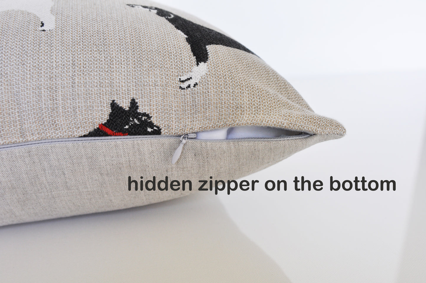 Dog Print Pillow Cover - Made with Sunbrella® Fabric