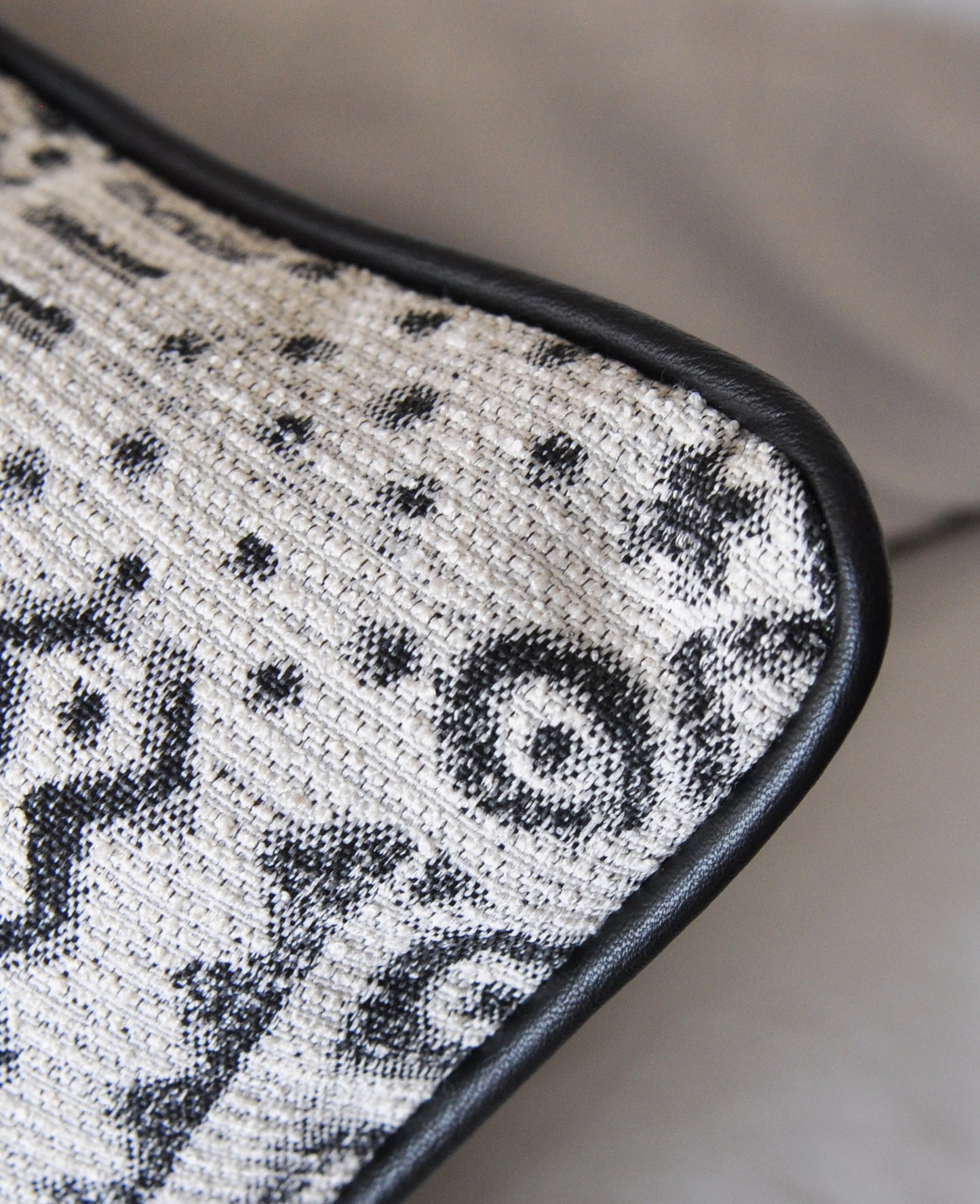 Mudcloth Jacquard Throw Pillow Made With Robert Allen Fabric