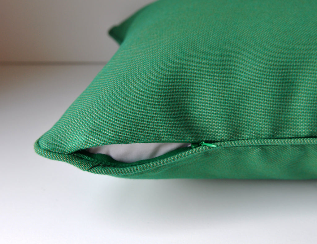 Cyma Pillow Cover - Green / Natural