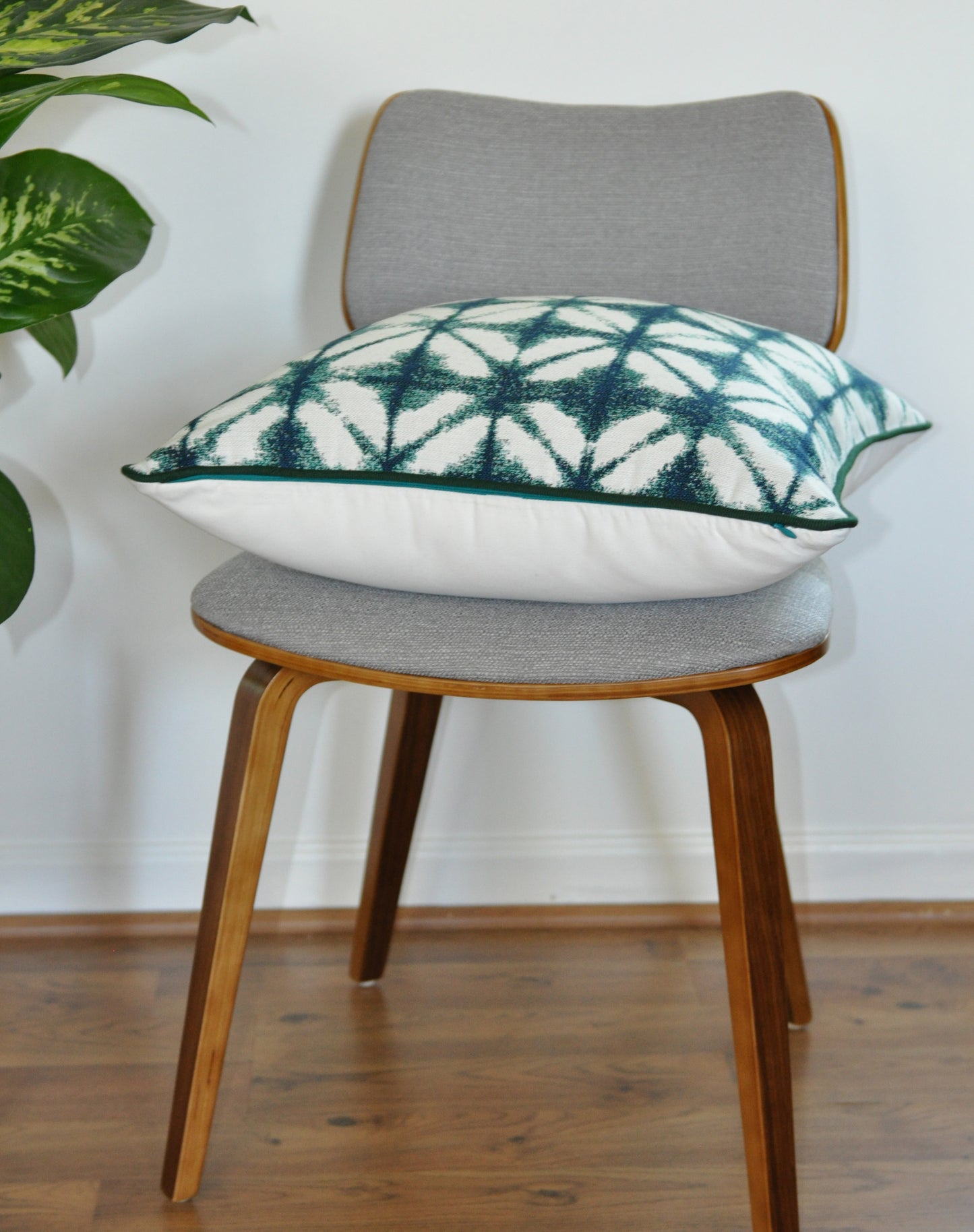 Sunbrella Pillow Cover -Sunbrella® Fabric - Green and White Pillow - Indigo Blue Pillow Cover - Gray and White Pillow Cover -Outdoor Pillows