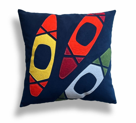 "Let's Go Kayaking" Decorative Pillow Cover