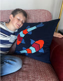 Colorful Fish Pillow Cover