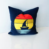 "Sail With Me" Decorative Pillow Cover