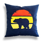 Rustic Wilderness Decorative Pillow Cover - Bear