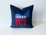 Patriotic Donkey Decorative Pillow Cover