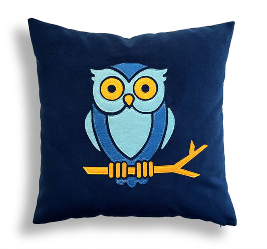Wise Owl Decorative Pillow Cover