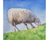 Sheep Painting - Original Watercolor Painting