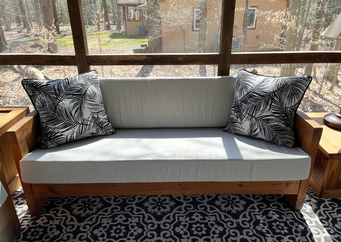 TROPICAL PRINT PILLOW Pillow Cover - Made with Sunbrella® Fabric