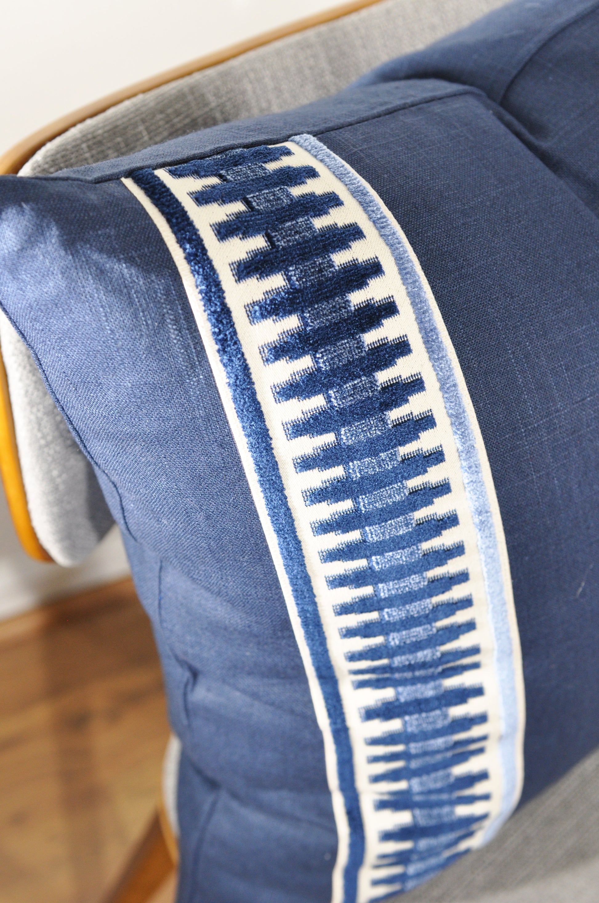 cut velvet tape trim