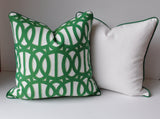 Outdoor Pillows - Sunbrella Pillows - Pillows with Piping - White Outdoor Pillows - White Sunbrella Pillows